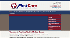 Desktop Screenshot of firstcaremedcenter.com